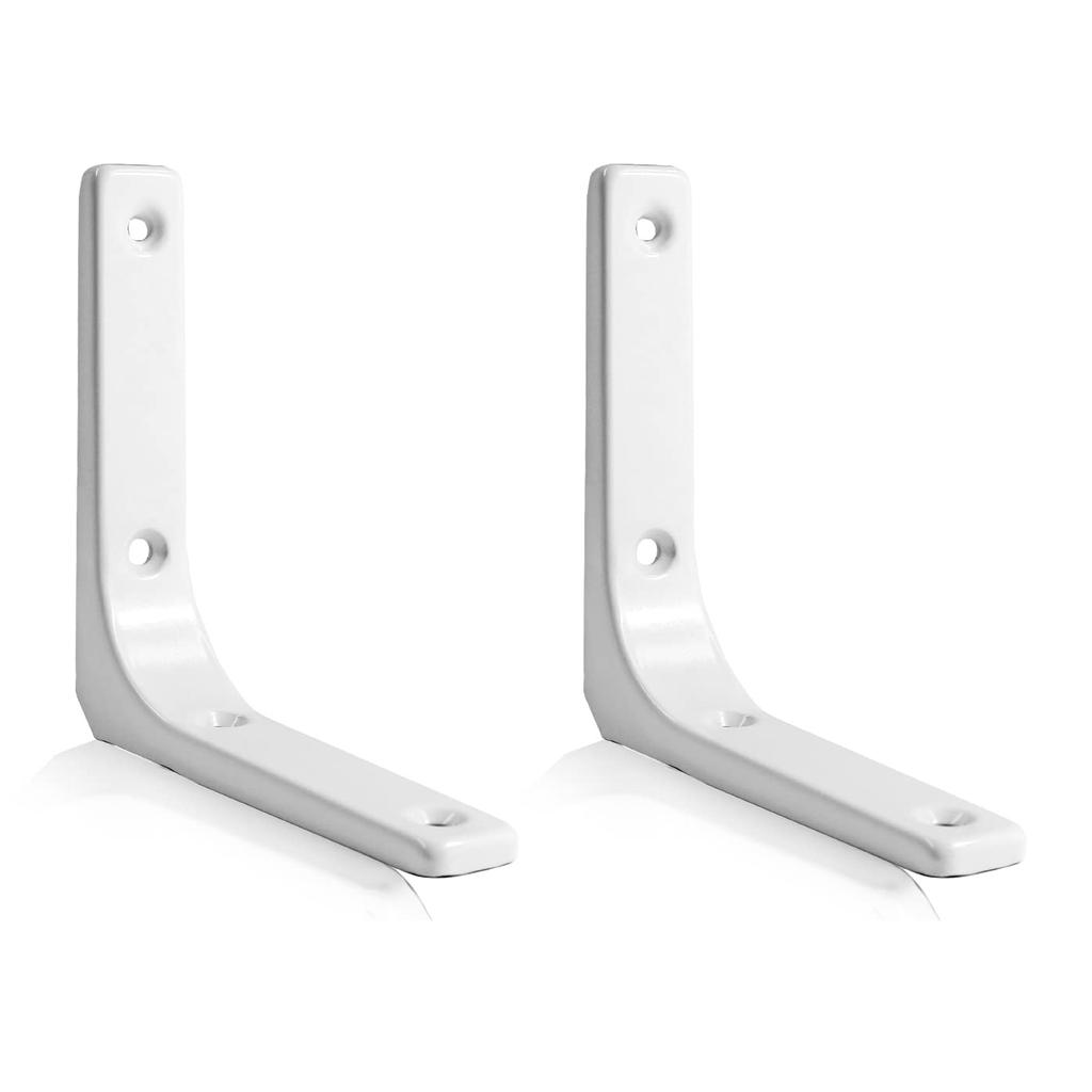 4 шт. сверхпрочный настенный кронштейн в форме буквы L 4x4 дюйма, плавающий кронштейн для полки, угловой кронштейн для самостоятельной установки с винтом