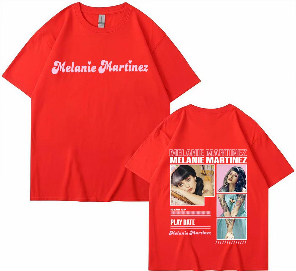 Singer Melanie Martinez Album Graphic Tshirts Men Women Vintage Summer Pop Fashion TShirt Short Sleeve Casual Oversized Tshirt