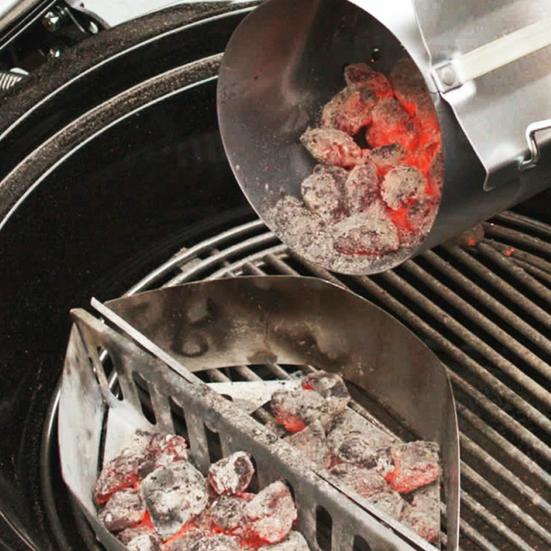 2 шт. держатель корзины для угля из нержавеющей стали для гриля контурные корзины для угольных брикетов сбалансированное тепло легкое