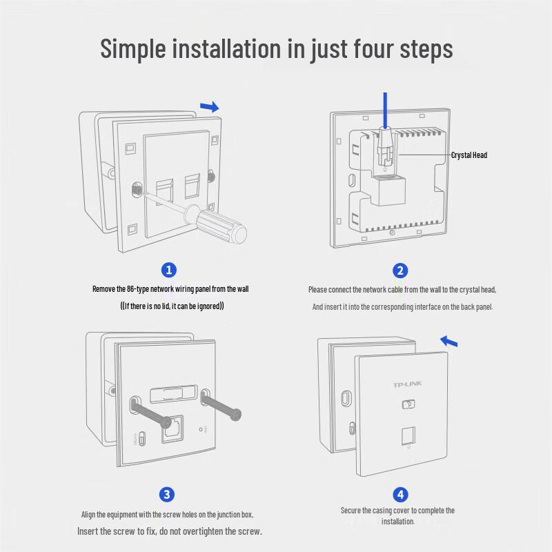 TP-Link AX1500 WiFi 6 Dual-Band PoE Panel AP (CN version)