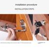With Keys Window Security Lock Antitheft Cabinet Catches New Sliding Door Locks  Cupboard