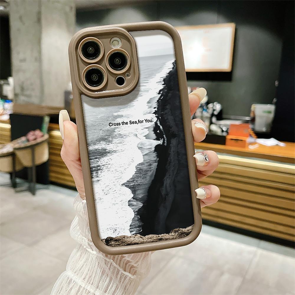 Чехол для телефона для iPhone 11 Cases Iphone 13 Pro Max 14 15 12 XR XS X 7 8 Plus SE 13promax Мягкий силиконовый чехол-накладка из ТПУ