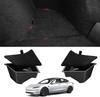 Trunk Organizer for Tesla Model 3 2026 Highland Trunk Storage Bins with TPE Lid Waterproof Rear Trunk Side Storage box 2PCS
