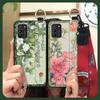 Chinese style Silicone Phone Case For Nokia G100 Wrist Strap Protective For Mom Shockproof Kickstand Back Cover Ring