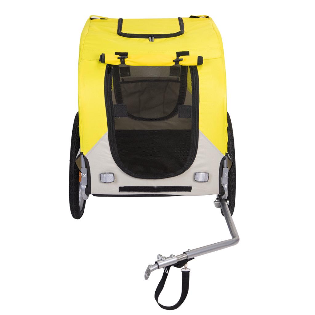 Детская велосипедная коляска-прицеп: Задний, складной, дышащий переноска для собак и кошек - Идеально подходит для велопрогулок и прогулок на открытом воздухе.