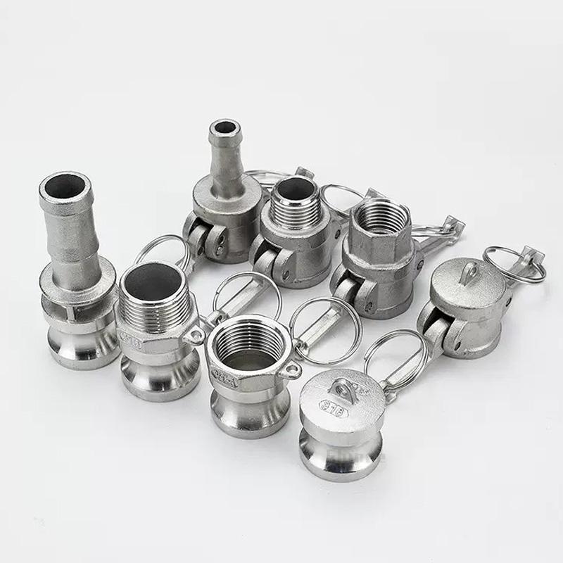Нержавеющая сталь 304 1/2" 3/4" 1" 2"-5" BSP Внутренний Наружный Камлок Фитинг Адаптер Штуцер Быстроразъемный Для Шланга Насоса Домашнее Пивоварение Тип A B-F