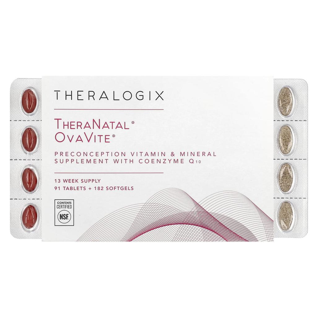 Theranatal, Ovavite, 91 Tablets + 182 Softgels