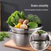Fuao 304 Stainless Steel Fine Mesh Colander