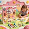 3D Foam Texture Art DIY Coloring Kit for Kids, Creative Pendant Craft Toy for Girls, Educational DIY Art Set