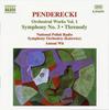 CD KRZYSZTOF PENDERECKI, POLISH NATION - Orchestral Works Vol. 1 (Symphony N 8554491 Naxos 2000 Germany Classical Used