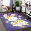 1 шт. Коврик для офисного кресла Hello Kitty «Звездная ночь», Аниме-мультяшный дизайн, Нескользящий ковер для домашнего декора