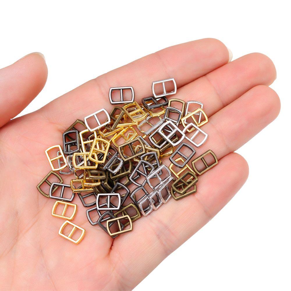 4 Colors Mini Ultra-small Diy Dolls Buckles Doll Bags Accessories Tri-glide Buckle Belt Buttons