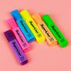 4/6 Colors Colorful Highlighters Art Markers Oblique Drawing Fluorescent Pen Markers Flat Shape School Office Supplies