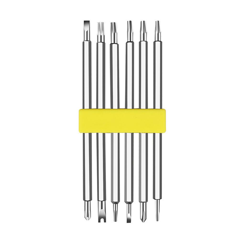 Набор из 12 многофункциональных насадок для отвертки с сильным магнитом для дома, для вскрытия, ремонта, прецизионный, изолированный, улучшенный