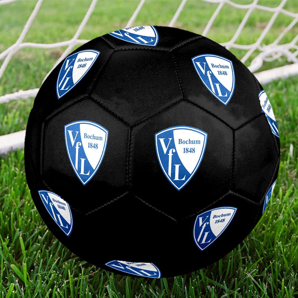 РАЗМЕР 5 Футбольный мяч VfL Bochum Цветной Для всех возрастов Машинная строчка ПВХ Готов к соревнованиям Прочный Высокий отскок