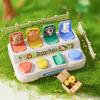 Button Peekaboo Switch Box Montessori Animal Sensory Toy Pop-up Animals Toy Exercise Baby Fingers