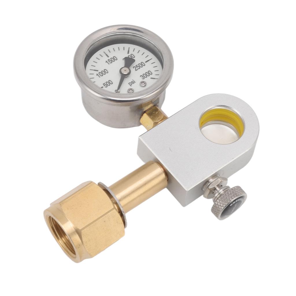Soda Water Adapter Copper W21.8 14 with Release Valve Pressure Gauge Soda Machine Quick Connector