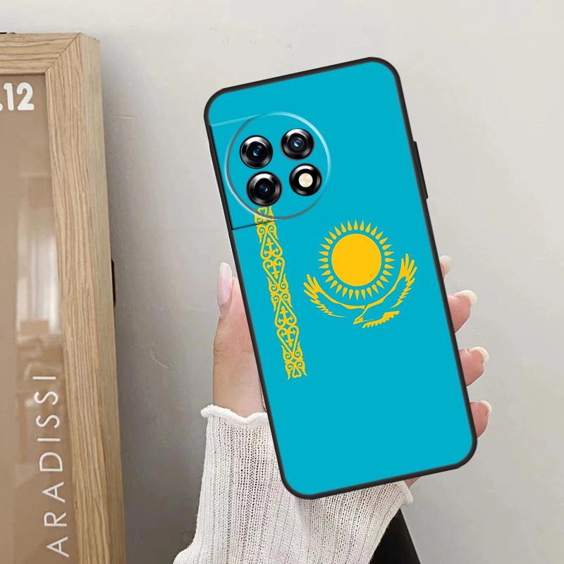 Чехол с флагом Казахстана для OnePlus Nord CE 4 3 2 Lite 2T N10 N20 N30 OnePlus 12 11 9 10 Pro 8T 10T 12R Cover