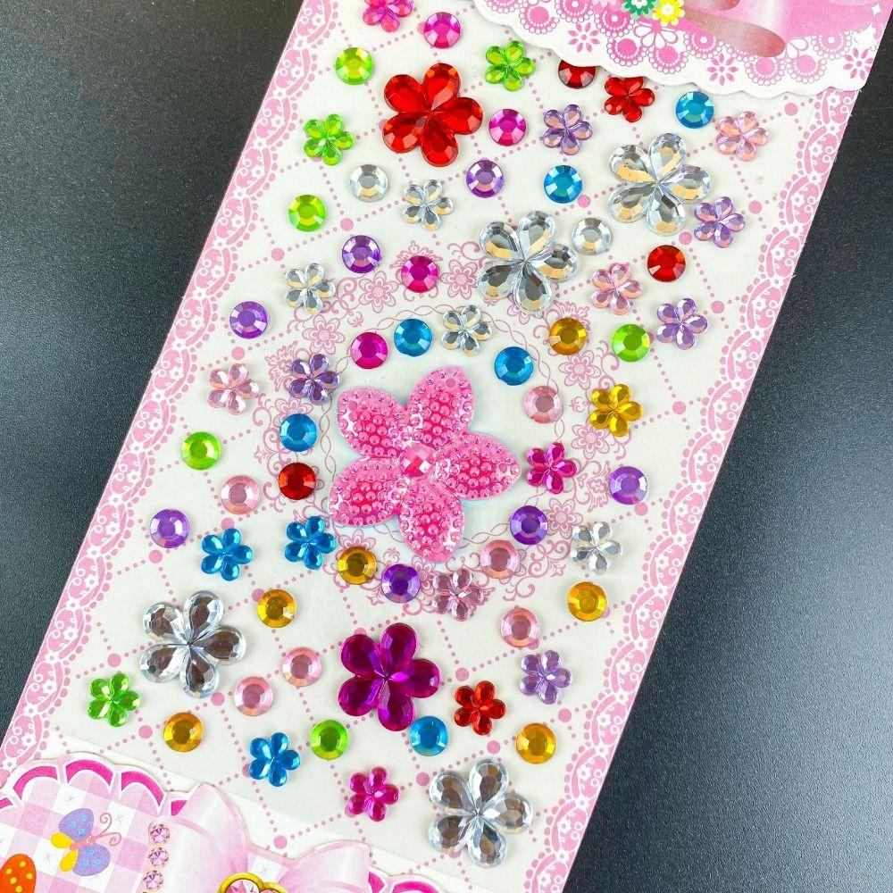 DIY Мобильный телефон 3D Драгоценные Наклейки Скрапбукинг Кристалл Стразы Наклейка Детская Игрушка