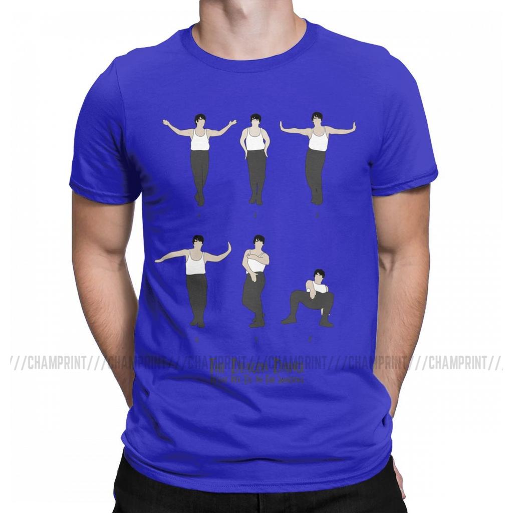 Мужские футболки What We Do In The Shadows Deacon Dance Из Чистого Хлопка Одежда С Коротким Рукавом Круглый Вырез Футболки Большого Размера