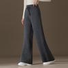 2024 Autumn/Winter Women's 100% Pure Cashmere Wide-Leg Knitted Pants