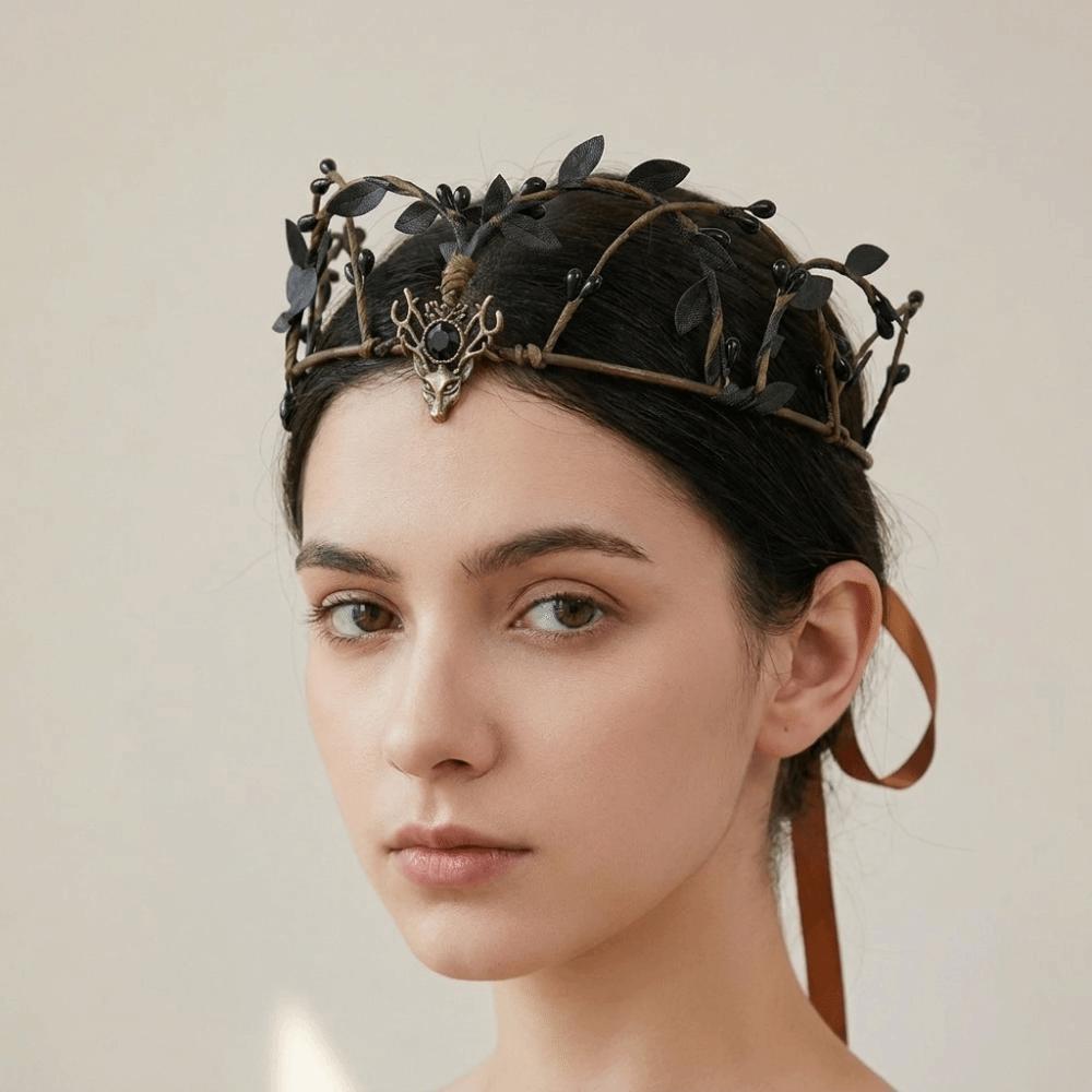 Diadem Elf Tiara Flower Vine Fairy Headpiece Fairy Elven Crown Forest Wedding