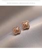 Clover Ear Nails 2026 New Earrings Small and Exquisite Earrings for Women with a High Grade Sense, Internet Red Versatile Trendy Jewelry