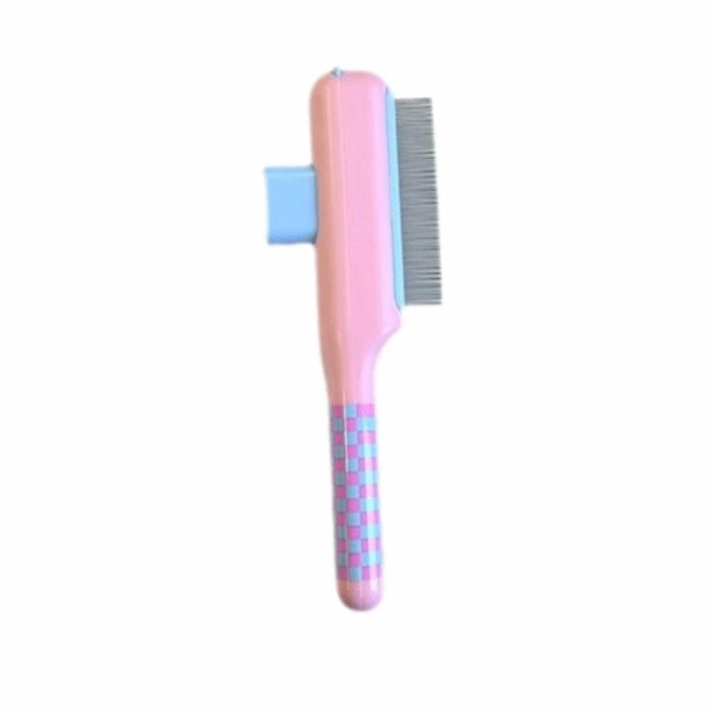 Efficient Cat Hair Remover Comb Bear Shape Cat Grooming Brush Self Cleaning Comb Remove Lice
