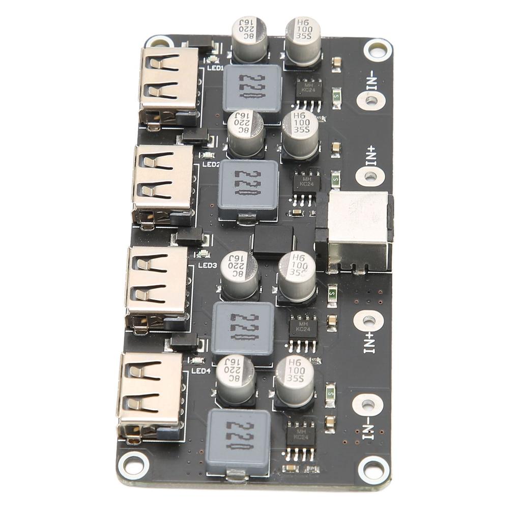 4-канальный модуль быстрой зарядки 12 В 24 В в QC3.0 Power Buck USB зарядное устройство для телефона плата преобразователя