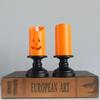 1PC Halloween Lights LED Candle Pumpkin Candlestick Lamp Desktop Ornaments Halloween Party Decoration Horror Props