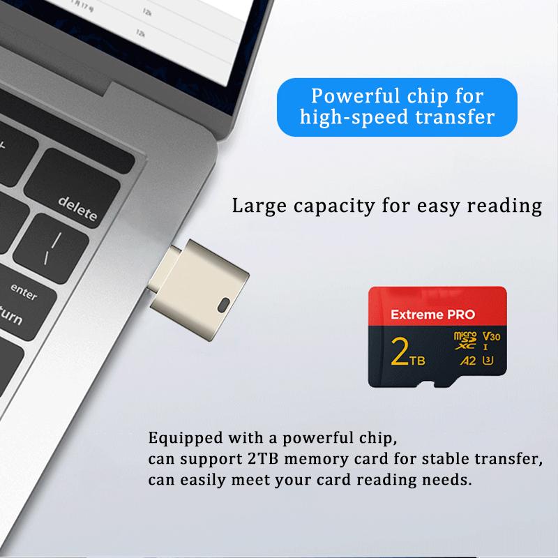 Кардридер Type C для SD Micro TF адаптер для iPhone 15 16 Аксессуары для ноутбуков OTG