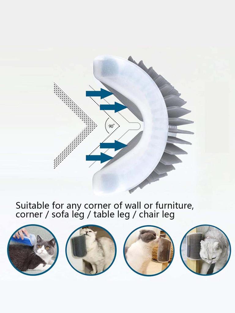 1pc-Roller Cat Scratching Device, Scratching Toy Cat Corner Scratching Massager, Used for Pet Hair Removal and Massage
