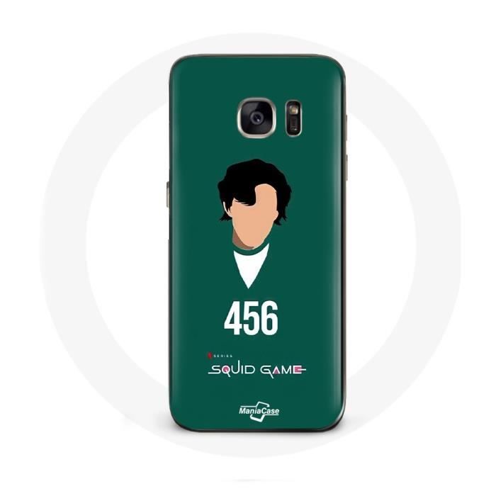 Coque pour Samsung Galaxy S6 Edge Squid Game Seong Gi hun Numéro 456
