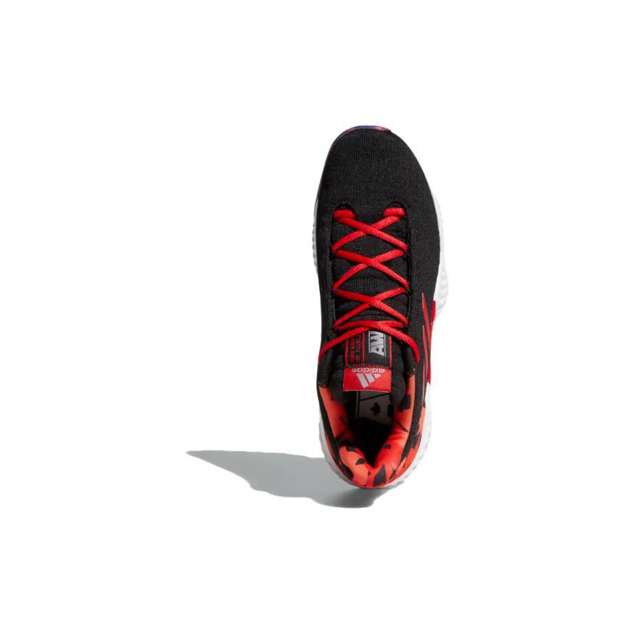 adidas Pro Bounce 2018 Износостойкие Дышащие Низкие Беговые Кроссовки Унисекс Черно-Красные F36943