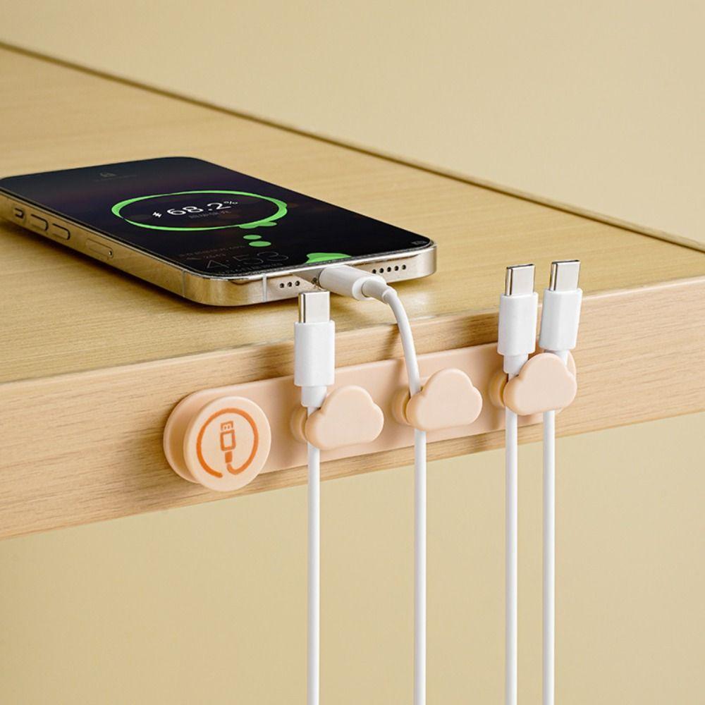 Cable Fixed Clip Wire Cable Holder Self-Adhesive Wire Organizer Holder Network Cable