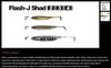Fish Arrow Мягкая приманка Flash J Shad 4 дюйма, 6 шт. в упаковке #01 (2236)
