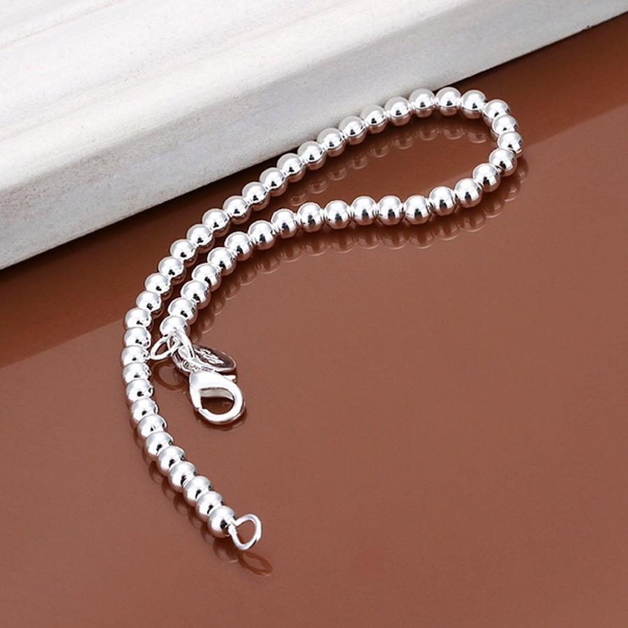 Copper Bracelets  fashion Jewelry charm women Chain lady wedding 6MM beads  factory price