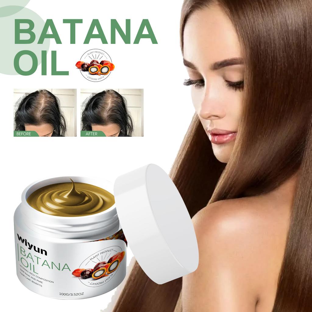 Batana Oil Hair Cream, Gentle Hair Care Repair Frizzy Softness Moisturizing Hair Cream