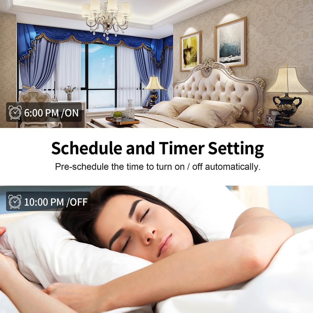 Смарт-сенсорные выключатели Tuya плюс USB-разъемы, вилка типа C, стандарт ЕС, Smart Life, Google Home, управление приложением Alexa