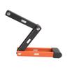 Bike Folding Lock Prevent Theft Waterproof Rust Proof Foldable Bicycle Lock for Electric Bike Motorcycle Black Orange