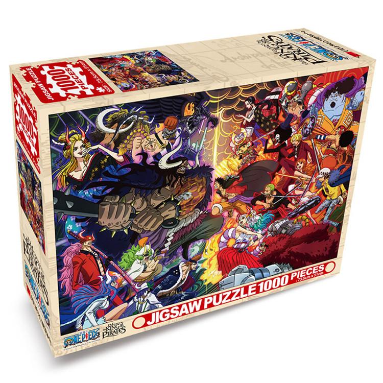 Пазл из 1000 деталей - One Piece Four Emperor Kaido против Five Emperor Luffy, популярная корейская головоломка