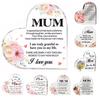 Engraved Mum Heart Birthday Mothers Day Gift For Mum Mummy Novelty Plaque Gifts