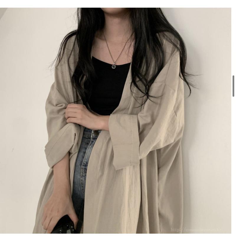 Летняя корейская свободная куртка-кардиган с длинными рукавами, женская рубашка, однотонная тонкая ветровка, солнцезащитная куртка, женская одежда