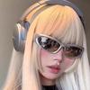 Anti-UV Y2k Punk Sports Sunglasses Luxury Cat Eye Sunglasses Cool Women Sunglasses  Men