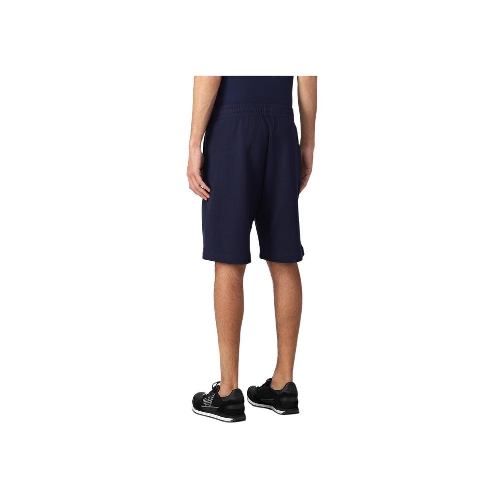 Emporio Armani Ss22 Однотонные Спортивные Шорты с Принтом Логотипа Мужские шорты Темно-Синие 3LPS53-PJEQZ-1554