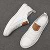 Man Shoe Little White Shoes Spring/Summer New Low Top Men Casual Shoes Breathable Genuine Leather Men's Shoes Designer Loafers