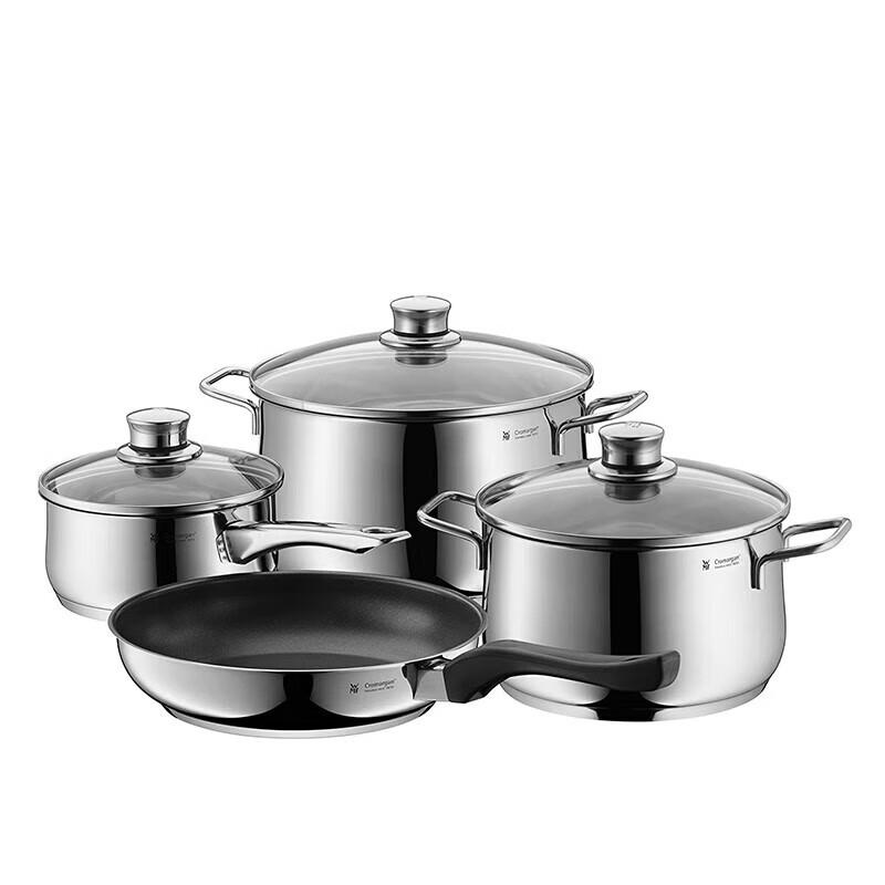 WMF Diadum Plus 4-Piece Stainless Steel Cookware Set