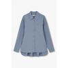 Studio Tomboy Oversized Shirt With Back Button Detail  9105121101 