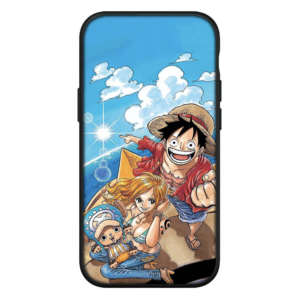 Чехол для iPhone 16 15 Xiaomi Redmi Note 14 13 12 11 Pro Max X 8 9 16e Samsung Galaxy S25 S24 S23 Moto OPPO Huawei Comics One Piece Luffy Phone Case