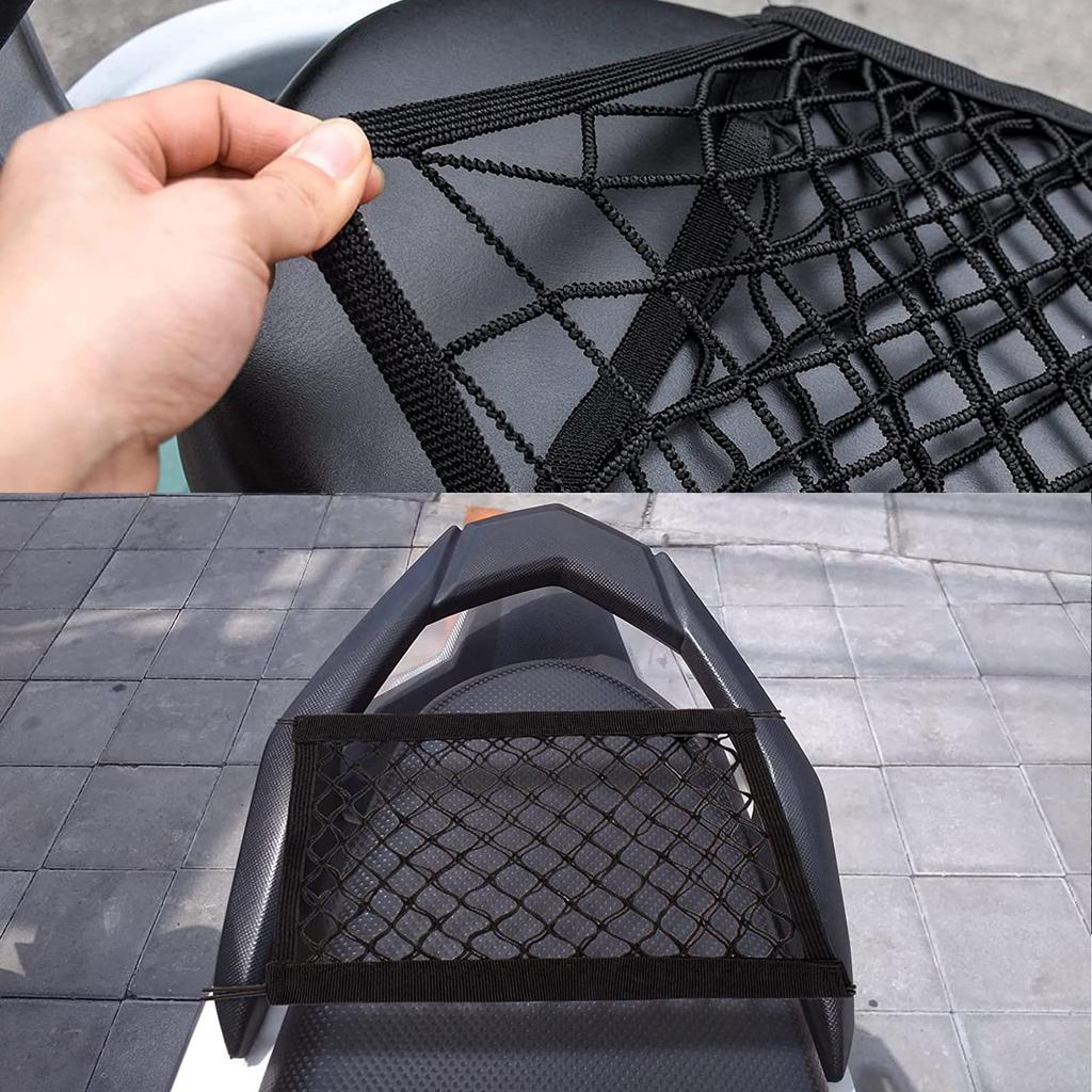 Сетка для багажа, Велосипедная сетка, Фиксация груза, 11,8 x 9,8 дюймов (30 x 25 см),